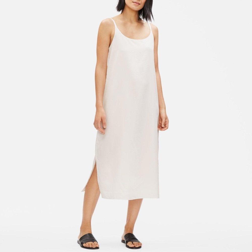 Eileen Fisher Cream Midi Dress